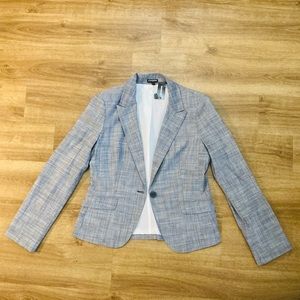 NWT Grey Polyester EXPRESS Blazer Size 12